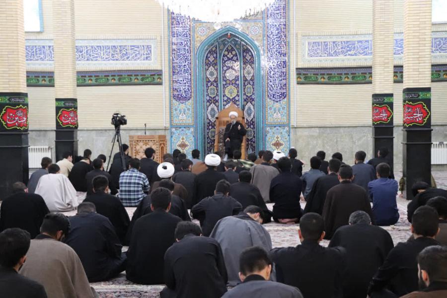 آخرین جلسه اخلاق مدارس با رهنمودهای مدیریت این حوزه علمیه حضرت حجت الاسلام حاج شیخ مجید باقری بنابی برگزار گردید