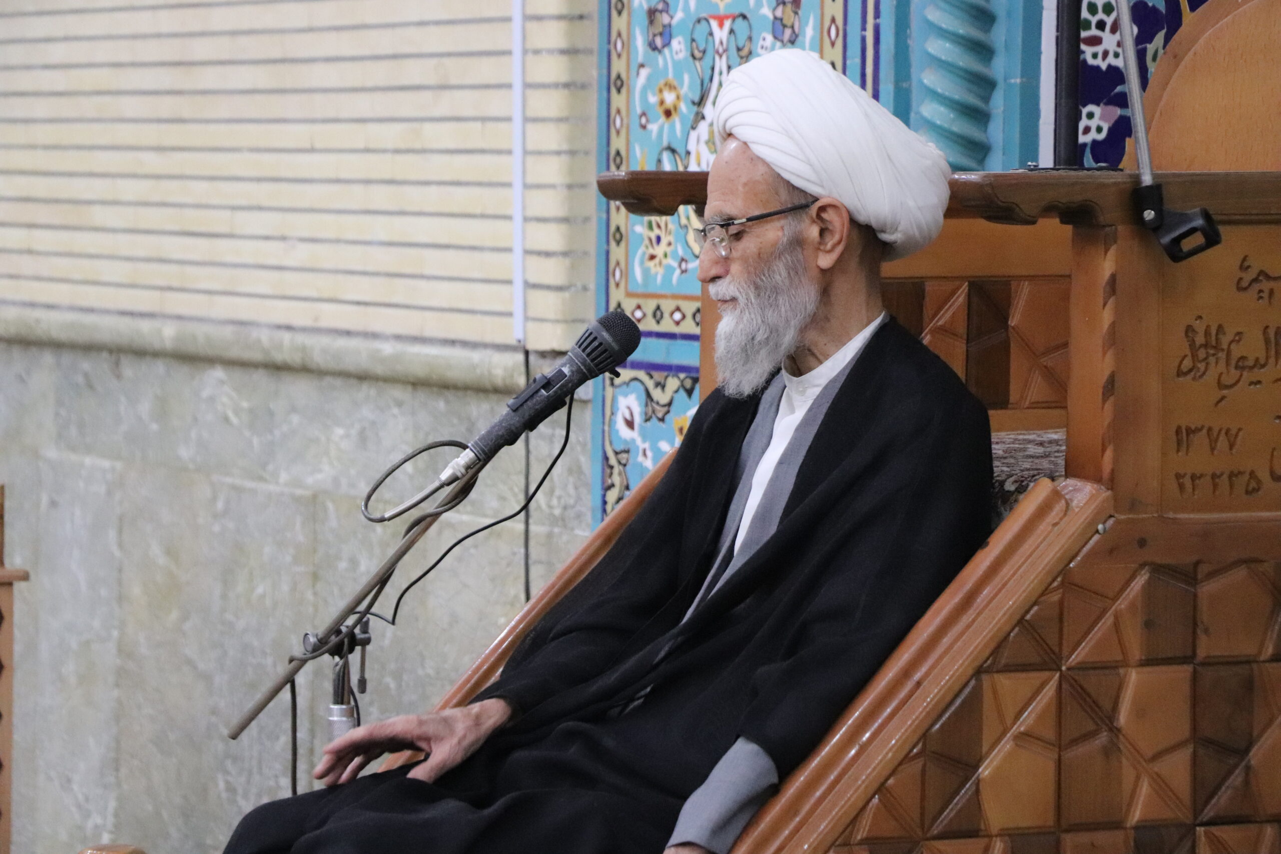 جلسه اخلاق مشترک مدارس امام باقر وامام صادق ع حوزه علمیه حضرت ولی عصر عج بناب با رهنمودهای استاد معظم اخلاق حضرت حجت الاسلام والمسلمین حاج شیخ عبدالمجیدباقری بنابی برگزار شد
